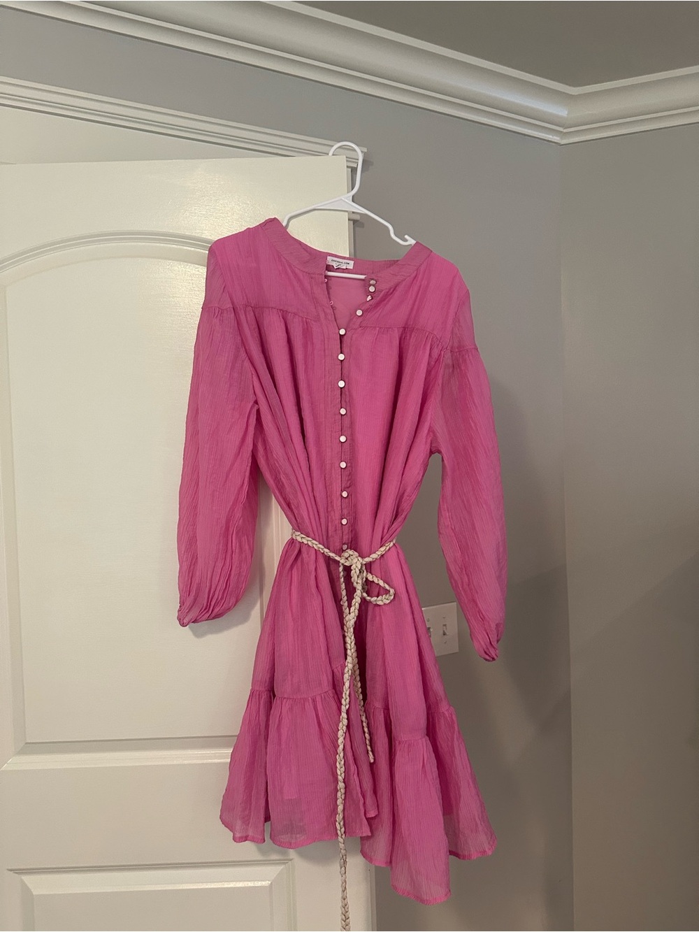 Chicsoul Women’s Pink Dress with Tie